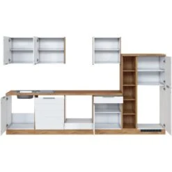Held Möbel Küchenzeile 330 Cm Matt Weiß-Wotaneiche Ohne E-Geräte 21 Held Möbel Küchenzeile 330 Cm Matt Weiß-Wotaneiche Ohne E-Geräte -Küche Zu Hause 010 11016600 1010.6291 2 4