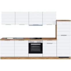 Held Möbel Küchenzeile 300 Cm Matt Weiß-Wotaneiche 23 Held Möbel Küchenzeile 300 Cm Matt Weiß-Wotaneiche -Küche Zu Hause 01 11016600 1007.6291 1a 2