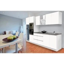 Respekta Premium Küchenzeile Grifflos 335 Cm Weiß Matt-Weiß -Küche Zu Hause 0659 4384 glrp335hwwmgke 2 1