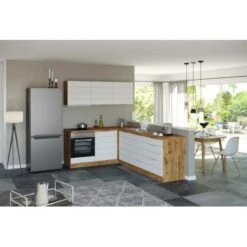 Held Möbel Winkelküche 240 Cm - 180 Cm Matt Weiß-Wotaneiche 15 Held Möbel Winkelküche 240 Cm - 180 Cm Matt Weiß-Wotaneiche -Küche Zu Hause 0 11016600 1012.6291 3b 14