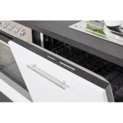 Respekta Premium Winkelküche 260 X 200 Cm Schwarz Hochglanz-Eiche Grau -Küche Zu Hause 1007 RP260ESC Kchenzeile 6