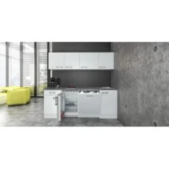 Flex-Well Exclusiv Büroküche Joelina 210 Cm Weiß 8 Flex-Well Exclusiv Büroküche Joelina 210 Cm Weiß -Küche Zu Hause 101615002JoelinaFrontalNEU 1