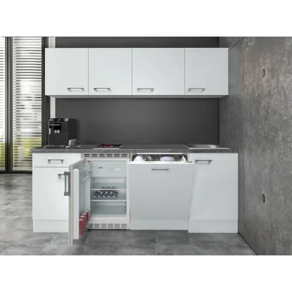 Flex-Well Exclusiv Büroküche Joelina 210 Cm Weiß 1 Flex-Well Exclusiv Büroküche Joelina 210 Cm Weiß