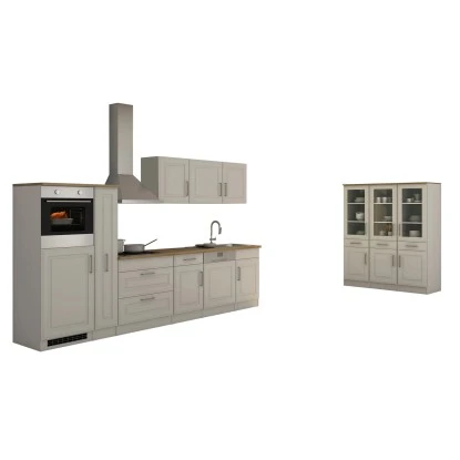 Held Möbel Küchenzeile Rom 330 Cm Landhaus Weiß Matt Mit E-Geräten 3 Held Möbel Küchenzeile Rom 330 Cm Landhaus Weiß Matt Mit E-Geräten – Bild 3