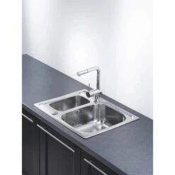 OBI Einbauspüle Quadra Duo 62 Edelstahl Eckig 5 OBI Einbauspüle Quadra Duo 62 Edelstahl Eckig -Küche Zu Hause 135452 picture 3