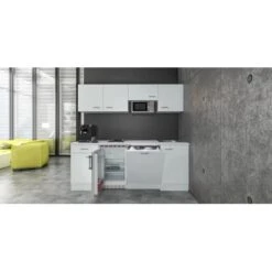 Flex-Well Classic Büroküche Wito 210 Cm Weiß -Küche Zu Hause 14000WitoFrontalvariante3a 1