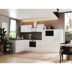 Respekta Selection Winkelküche Elisabeth RSL370WWH 370 Cm Weiß