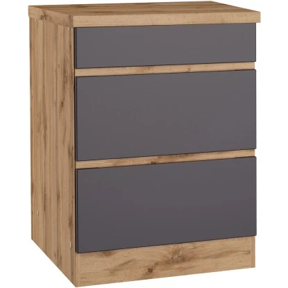 Held Möbel Kochfeldumbauschrank Turin 60 Cm Graphit/Wotaneiche 1 Held Möbel Kochfeldumbauschrank Turin 60 Cm Graphit/Wotaneiche