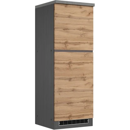 Held Möbel Kühlschrankumbauschrank Turin 60 Cm Wotaneiche/Graphit 1 Held Möbel Kühlschrankumbauschrank Turin 60 Cm Wotaneiche/Graphit