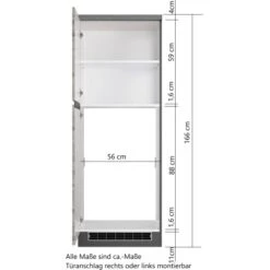 Held Möbel Kühlschrankumbauschrank Turin 60 Cm Wotaneiche/Graphit 19 Held Möbel Kühlschrankumbauschrank Turin 60 Cm Wotaneiche/Graphit -Küche Zu Hause 189536 11016600 VM 08