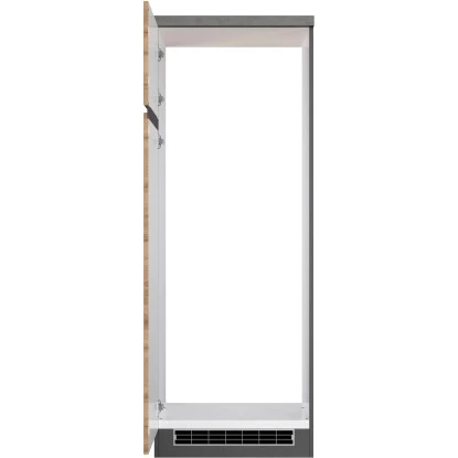 Held Möbel Umbauschrank Für Kühl/Gefrierkombi Turin 60 Cm Wotaneiche/Graphit 3 Held Möbel Umbauschrank Für Kühl/Gefrierkombi Turin 60 Cm Wotaneiche/Graphit – Bild 3