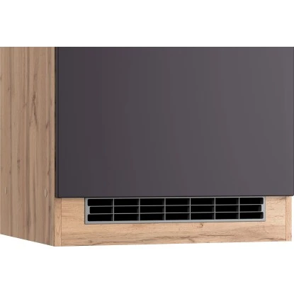 Held Möbel Umbauschrank Für Kühl/Gefrierkombi Turin 60 Cm Graphit/Wotaneiche 6 Held Möbel Umbauschrank Für Kühl/Gefrierkombi Turin 60 Cm Graphit/Wotaneiche – Bild 6