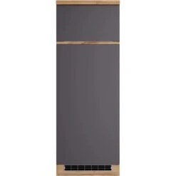 Held Möbel Umbauschrank Für Kühl/Gefrierkombi Turin 60 Cm Graphit/Wotaneiche 16 Held Möbel Umbauschrank Für Kühl/Gefrierkombi Turin 60 Cm Graphit/Wotaneiche -Küche Zu Hause 189543 11016600 S 01
