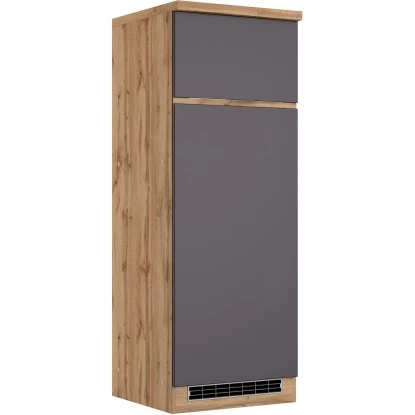 Held Möbel Umbauschrank Für Kühl/Gefrierkombi Turin 60 Cm Graphit/Wotaneiche 1 Held Möbel Umbauschrank Für Kühl/Gefrierkombi Turin 60 Cm Graphit/Wotaneiche