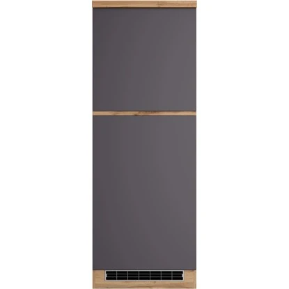 Held Möbel Kühlschrankumbauschrank Turin 60 Cm Graphit/Wotaneiche 2 Held Möbel Kühlschrankumbauschrank Turin 60 Cm Graphit/Wotaneiche – Bild 2