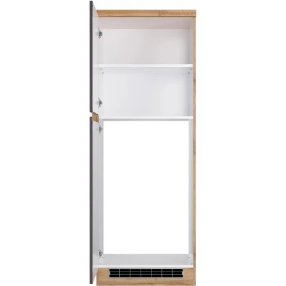 Held Möbel Kühlschrankumbauschrank Turin 60 Cm Graphit/Wotaneiche 3 Held Möbel Kühlschrankumbauschrank Turin 60 Cm Graphit/Wotaneiche – Bild 3