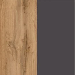 Held Möbel Küchenunterschrank Turin 120 Cm Graphit/Wotaneiche -Küche Zu Hause 189636 11016600 CU 09