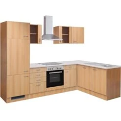 Flex-Well Classic Winkelküche Nano 280 Cm Buche Nachbildung -Küche Zu Hause 1 g 999 2802 014 nano frei