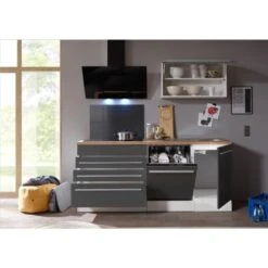 Respekta Premium Küchenzeile 320 Cm Grau-Weiß Hochglanz 14 Respekta Premium Küchenzeile 320 Cm Grau-Weiß Hochglanz -Küche Zu Hause 2696128 4384 5