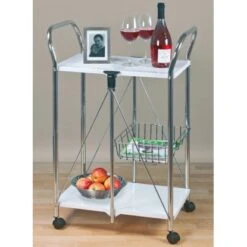 Wenko Beistell- Und Küchenwagen Sunny Weiß 7 Wenko Beistell- Und Küchenwagen Sunny Weiß -Küche Zu Hause 2910669 1068 900030100 1