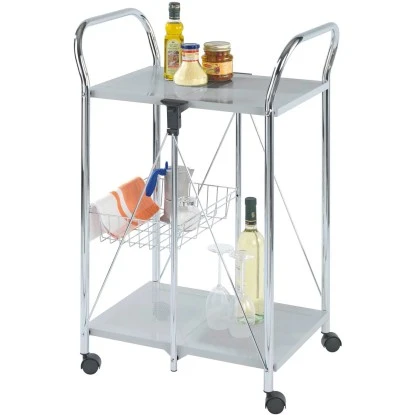 Wenko Beistell- Und Küchenwagen Sunny Silber 1 Wenko Beistell- Und Küchenwagen Sunny Silber