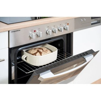 Respekta Küchenzeile 270 Cm Mit Glaskeramikkochfeld Weiß - Eiche Sägerau 11 Respekta Küchenzeile 270 Cm Mit Glaskeramikkochfeld Weiß - Eiche Sägerau – Bild 11