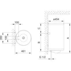 Gorenje Warmwasserspeicher TGR50ND 50 Liter -Küche Zu Hause 3838942023934 4384 2