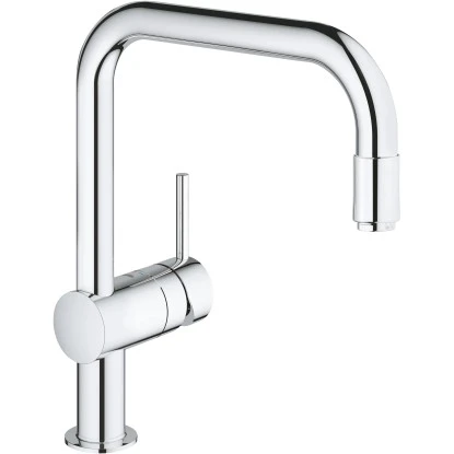 Grohe Einhand-Spültischbatterie Minta Chrom 12,5mm (1/2") U-Auslauf 1 Grohe Einhand-Spültischbatterie Minta Chrom 12,5mm (1/2") U-Auslauf