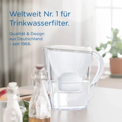 Brita Wasserfilter-Kanne Marella 2,4 L Blau Inkl. Maxtra Pro All-in-1 Kartusche 8 Brita Wasserfilter-Kanne Marella 2,4 L Blau Inkl. Maxtra Pro All-in-1 Kartusche – Bild 8