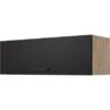 Flex-Well Exclusiv Kurz-Oberschrank Capri 100 X 32 Cm Schwarz Matt-Endgrain Oak