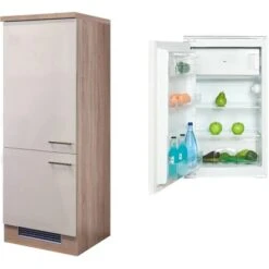 Flex-Well Exclusiv Kühlschrank-Umbau Orlando Mit Kühlschrank PKM KS 120.4A+ EB -Küche Zu Hause 4051 g 60 102 000 nepal 2