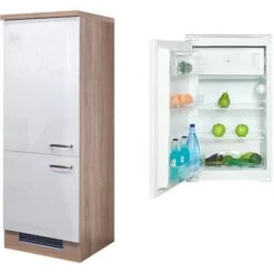 Flex-Well Exclusiv Kühlschrank-Umbau Valero Mit Kühlschrank PKM KS 120.4A+ EB -Küche Zu Hause 4051 g 60 102 000 valero 2