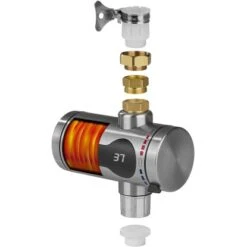 Maxxmee Edelstahl-Durchlauferhitzer Kompakt 3600 W -Küche Zu Hause 4052926052515 4257 6