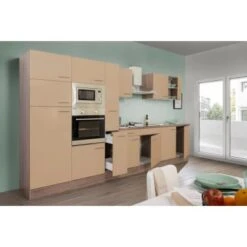Respekta Economy Küchenzeile KB360EYCMIGKE 360 Cm Cappuccino-Eiche York Nachb. -Küche Zu Hause 4227 4834 KB360EYCMIGKE 02
