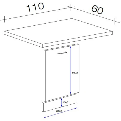 Flex-Well Exclusiv Geschirrspüler-Paket Vollintegriert Valero Weiß-Eiche 2 Flex-Well Exclusiv Geschirrspüler-Paket Vollintegriert Valero Weiß-Eiche – Bild 2