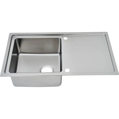 Respekta Einbauspüle Chicago 86 Cm X 50 Cm Edelstahl 2 Respekta Einbauspüle Chicago 86 Cm X 50 Cm Edelstahl – Bild 2