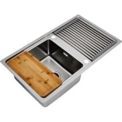 Respekta Einbauspüle Chicago 86 Cm X 50 Cm Edelstahl 24 Respekta Einbauspüle Chicago 86 Cm X 50 Cm Edelstahl -Küche Zu Hause 45546 4384 CHICAGO86X50 05