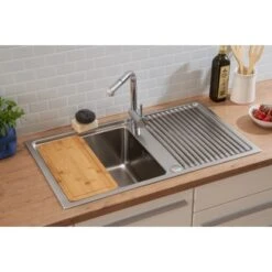 Respekta Einbauspüle Chicago 86 Cm X 50 Cm Edelstahl 32 Respekta Einbauspüle Chicago 86 Cm X 50 Cm Edelstahl -Küche Zu Hause 45546 4384 CHICAGO86X50 13