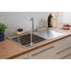 Respekta Einbauspüle Chicago 86 Cm X 50 Cm Edelstahl 37 Respekta Einbauspüle Chicago 86 Cm X 50 Cm Edelstahl -Küche Zu Hause 45546 4384 CHICAGO86X50 18