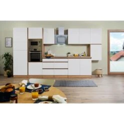 Respekta Premium Küchenzeile Grifflos 385 Cm Weiß Matt-Eiche Sägerau -Küche Zu Hause 467 4384 GLRP385HESWMGKE 2