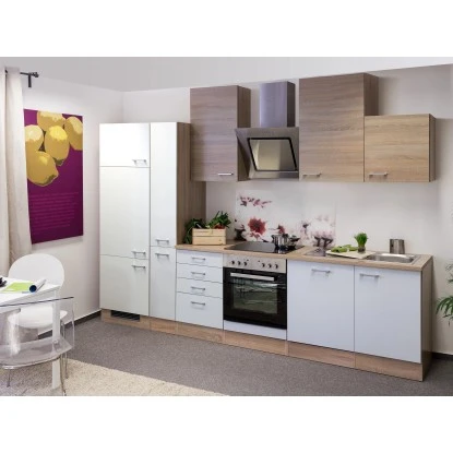 Flex-Well Classic Küchenzeile Florida 310 Cm Sonoma Eiche-Weiß 4 Flex-Well Classic Küchenzeile Florida 310 Cm Sonoma Eiche-Weiß – Bild 4