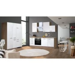 Flex-Well Exclusiv Küchenzeile Valero 360 Cm Hochglanz Weiß -Küche Zu Hause 51 G3602903060Valero30Grad 1