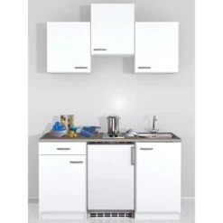 Flex-Well Classic Miniküche Wito 150 Cm Weiß