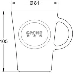 Grohe Teegläser Red 4 Stück -Küche Zu Hause 5212832 4520 1451364 1