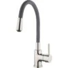 Verosan Küchenarmatur Barcelona Chrom Schlauch Grau