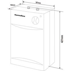 Thermoflow Untertischspeicher UT5ATF 5 Liter Mit Anti-Tropf Funktion -Küche Zu Hause 559035 2929 1
