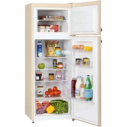 Respekta Kühl-Gefrierkombination KS144 Vintage VC Cream 12 Respekta Kühl-Gefrierkombination KS144 Vintage VC Cream – Bild 12