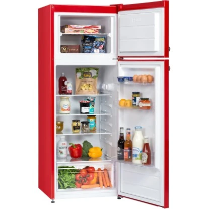 Respekta Kühl-Gefrierkombination KS144 Vintage VC Rot 6 Respekta Kühl-Gefrierkombination KS144 Vintage VC Rot – Bild 6