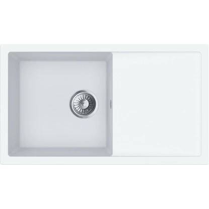 Miló Einbauspüle Granitverbundstoff Blissano 76 Weiß 1 Miló Einbauspüle Granitverbundstoff Blissano 76 Weiß