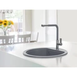 Miló Einbauspüle Granitverbundstoff Olli 51 Grau -Küche Zu Hause 5903140018353 30